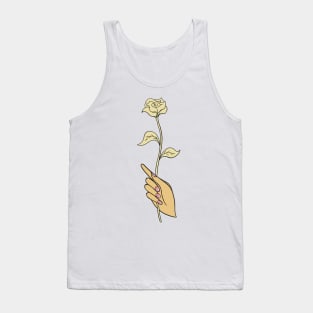 Hand and roses Tank Top